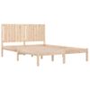 Estructura De Cama De Madera Maciza De Pino 160x200 Cm