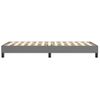 Estructura De Cama Box Spring Tela Gris Oscuro 80x200 Cm