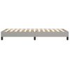 Estructura De Cama Box Spring Tela Gris Claro 90x200 Cm