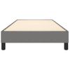 Estructura De Cama Box Spring Tela Gris Oscuro 90x200 Cm