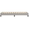 Estructura De Cama Box Spring Tela Gris Claro 100x200 Cm