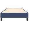 Estructura De Cama Box Spring Tela Azul 100x200 Cm