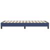 Estructura De Cama Box Spring Tela Azul 100x200 Cm