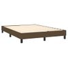 Estructura De Cama Box Spring Tela Marrón 140x200 Cm