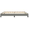 Estructura De Cama Box Spring Tela Gris Oscuro 200x200 Cm