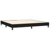 Estructura De Cama Box Spring Tela Negro 200x200 Cm