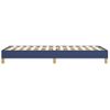 Estructura De Cama Box Spring Tela Azul 100x200 Cm