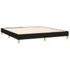 Estructura De Cama Box Spring Tela Negro 180x200 Cm