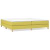 Estructura De Cama Box Spring Tela Verde 200x200 Cm