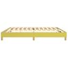 Estructura De Cama Box Spring Tela Verde 200x200 Cm