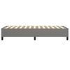 Estructura De Cama Box Spring Tela Gris Oscuro 90x190 Cm