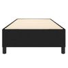 Estructura De Cama Box Spring Tela Negro 90x200 Cm