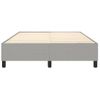 Estructura De Cama Box Spring Tela Gris Claro 140x190 Cm