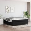 Estructura De Cama Box Spring Tela Negro 160x200 Cm