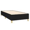 Estructura De Cama Box Spring Tela Negro 90x190 Cm