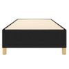 Estructura De Cama Box Spring Tela Negro 90x190 Cm