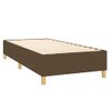 Estructura De Cama Box Spring Tela Marrón 90x190 Cm