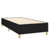 Estructura De Cama Box Spring Tela Negro 90x200 Cm