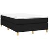 Estructura De Cama Box Spring Tela Negro 120x200 Cm