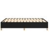 Estructura De Cama Box Spring Tela Negro 140x190 Cm