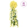 Guirnaldas De Flores Artificiales 3 Uds Amarillo 85 Cm Vidaxl