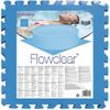 Suelo Protector Para Piscina 8 Uds Azul Bestway