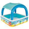 Piscina Para Niños Con Toldo Azul 140x140x114 Cm Bestway