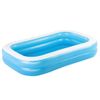 Piscina Familiar Inflable Rectangular Azul Blanco 262x175x51cm Bestway