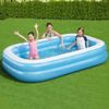 Piscina Familiar Inflable Rectangular Azul Blanco 262x175x51cm Bestway