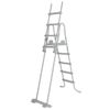 Escalera De Seguridad Para Piscina 4 Peldaños Flowclear 132 Cm Bestway