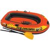 Set Bote Hinchable Con Remos Y Bomba Explorer Pro 200 Intex