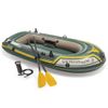 Set Bote Hinchable Con Remos Y Bomba Seahawk 2 Intex