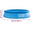 Piscina Easy Set Pvc 244x61 Cm Intex