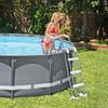 Escalera De Seguridad Para Piscina 3 Peldaños 91-107 Cm Intex