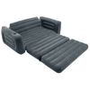 Sofá Cama Extraíble Gris Oscuro 203x231x66 Cm Intex