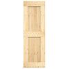 Puerta Corredera Con Herrajes Madera Maciza De Pino 70x210 Cm Vidaxl