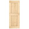 Puerta Corredera Con Herrajes Madera Maciza De Pino 80x210 Cm Vidaxl