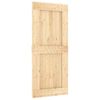 Puerta Corredera Con Herrajes Madera Maciza De Pino 90x210 Cm Vidaxl