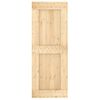 Puerta Corredera Con Herrajes Madera Maciza De Pino 80x210 Cm Vidaxl