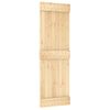 Puerta Corredera Con Herrajes Madera Maciza De Pino 70x210 Cm Vidaxl