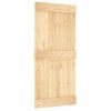 Puerta Corredera Con Herrajes Madera Maciza De Pino 95x210 Cm Vidaxl