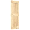 Puerta Corredera Con Herrajes Madera Maciza De Pino 70x210 Cm Vidaxl