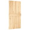 Puerta Corredera Con Herrajes Madera Maciza De Pino 100x210 Cm Vidaxl