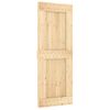 Puerta Corredera Con Herrajes Madera Maciza De Pino 80x210 Cm Vidaxl