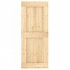 Puerta Corredera Con Herrajes Madera Maciza De Pino 85x210 Cm Vidaxl