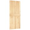 Puerta Corredera Con Herrajes Madera Maciza De Pino 90x210 Cm Vidaxl