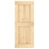 Puerta Corredera Con Herrajes Madera Maciza De Pino 85x210 Cm Vidaxl