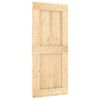 Puerta Corredera Con Herrajes Madera Maciza De Pino 90x210 Cm Vidaxl