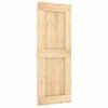 Puerta Corredera Con Herrajes Madera Maciza De Pino 80x210 Cm Vidaxl