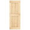 Puerta Corredera Con Herrajes Madera Maciza De Pino 80x210 Cm Vidaxl